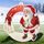 Snowy Father Christmas Rugby Medal