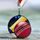 Rincon Colour Cricket Black Acrylic Medal