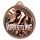 Wrestling Classic Texture 3D Print Bronze Medal