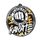 Pro Karate Black Acrylic Logo Medal
