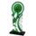 Lassie Green Paw-print Rosette Trophy