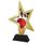 Gold Star Ten Pin Bowling Trophy
