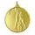 Diamond Edged Basketball Players Gold Medal