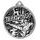 Taekwondo Classic Texture 3D Print Silver Medal