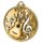 Acoustic Guitar Classic Texture 3D Print Gold Medal