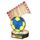 Grove Handball Real Wood Trophy