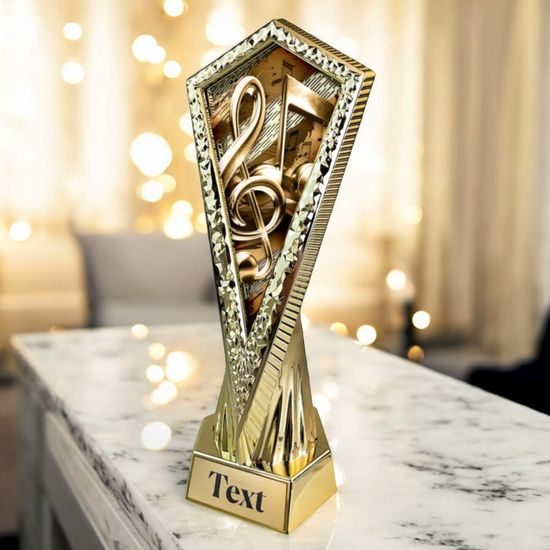 Apex Heavyweight Classic Music Notes Trophy