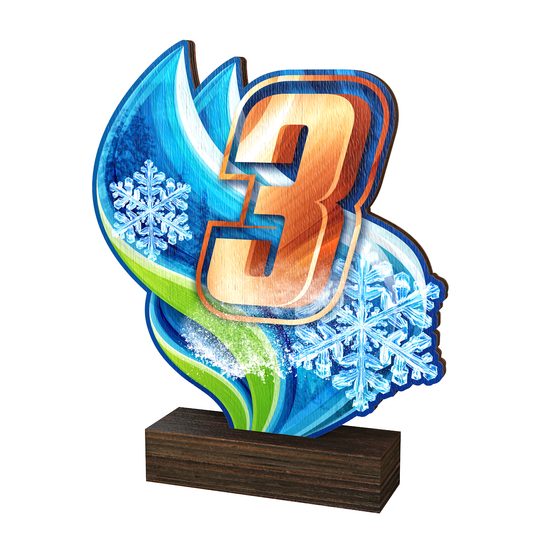 Sierra Snowflake Real Wood Trophy