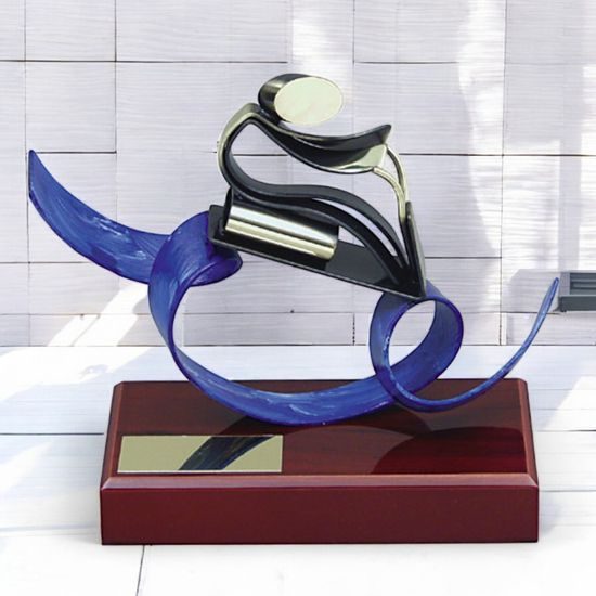 Barcelona Jet Ski Handmade Metal Trophy