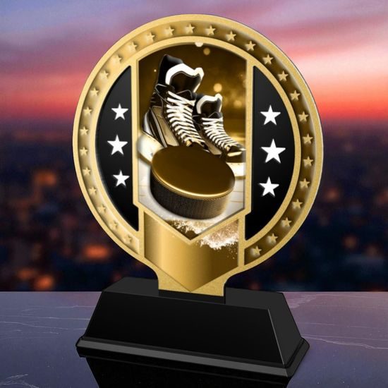 Sentinel Classic Stainless Steel Ice Hockey Trophy