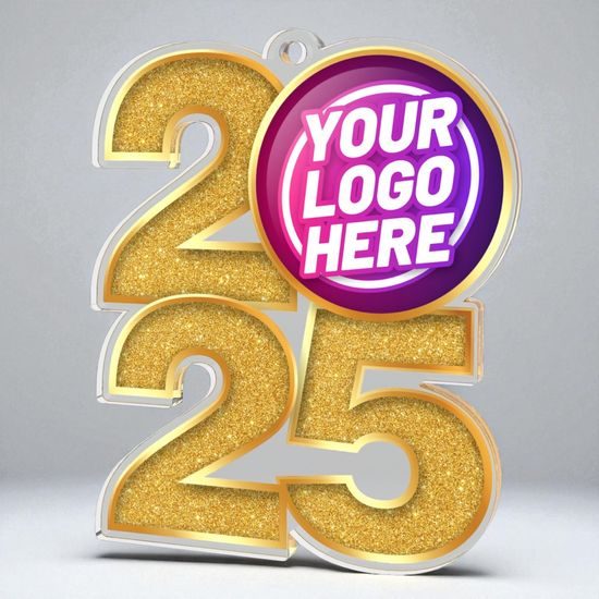 Custom Printed 2025 Acrylic Medal