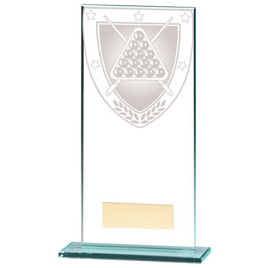 Millennium Jade Glass Pool & Snooker Trophy