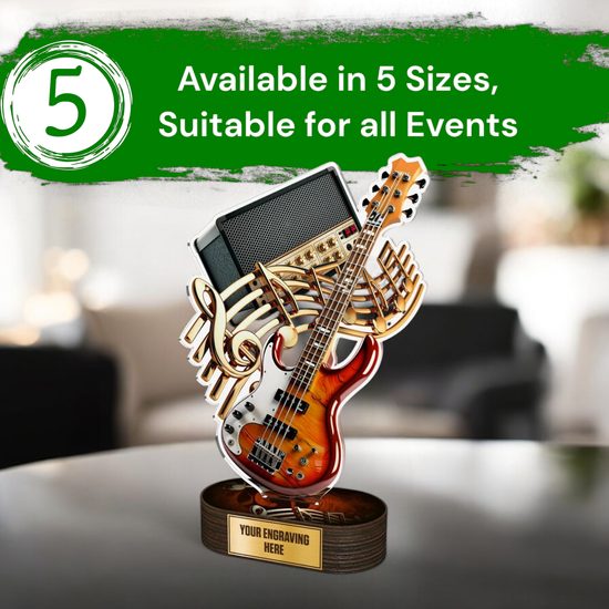 Altus Bass Guitar Trophy