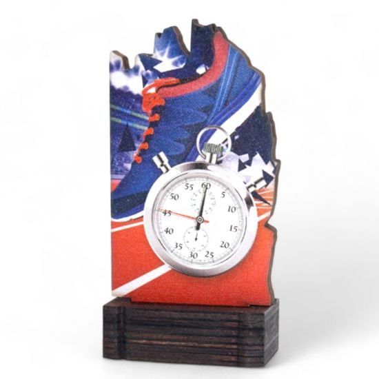Shard Running Eco Friendly Wooden Trophy