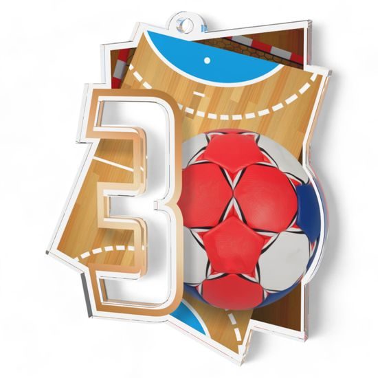 Poznan Handball Number 3 Medal