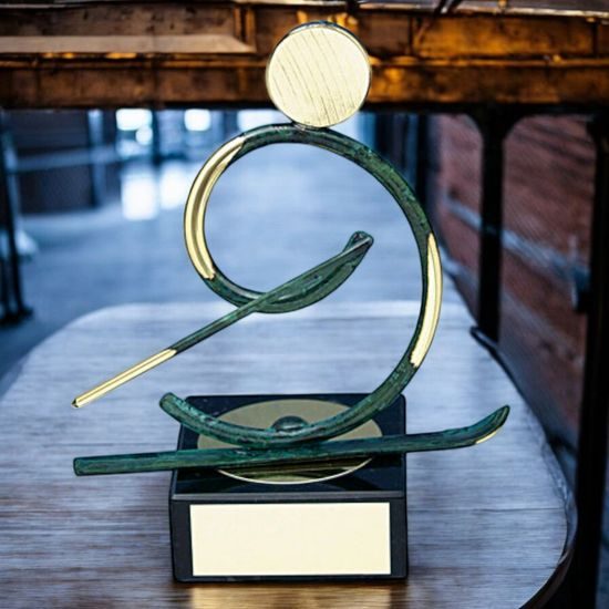 Bilbao Skiing Handmade Metal Trophy