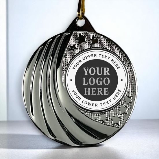 Vortex Logo Insert Silver Medal