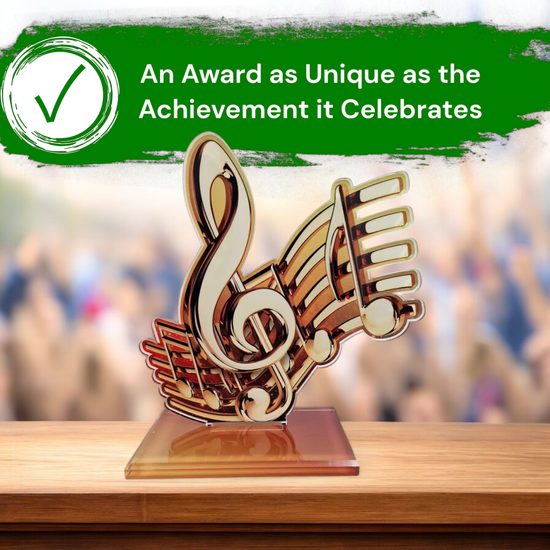 Cannes Music Note Trophy