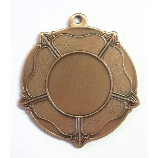 Tudor Rose Logo Insert Bronze Medal