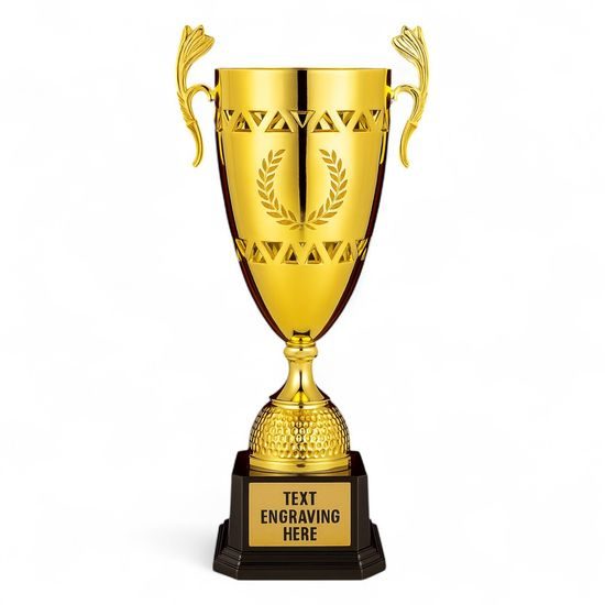 Earl Gold Laser Cut Trophy Cup