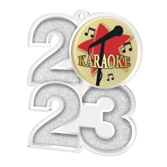 Karaoke 2023 Acrylic Medal