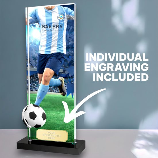The Replica Full Kit Custom Acrylic Player Trophy