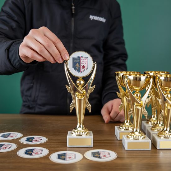 Flat Printed 50mm Logo Insert Centres