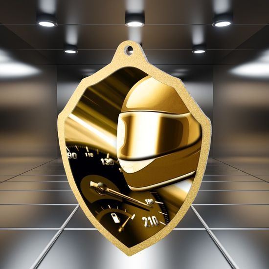 Molton Classic Motorsport Stainless Steel Shield Medal