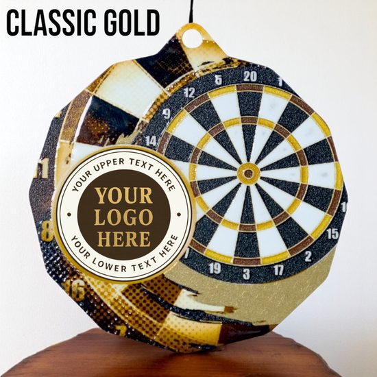Dodeca Darts Stainless Steel Logo Insert Medal