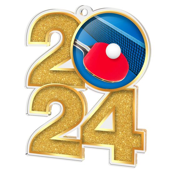 Table Tennis 2024 Acrylic Medal
