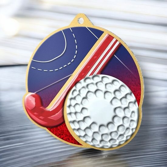 Aurum Hockey Stainless Steel Medal
