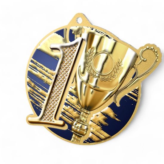 Aurum 1st Place Gold Stainless Steel Medal