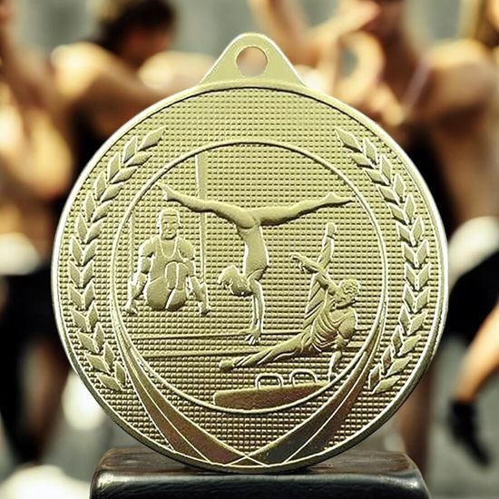 Champion Embossed Unisex Gymnastics Gold Medal