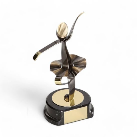 Castille Ballet Dancer Handmade Metal Trophy