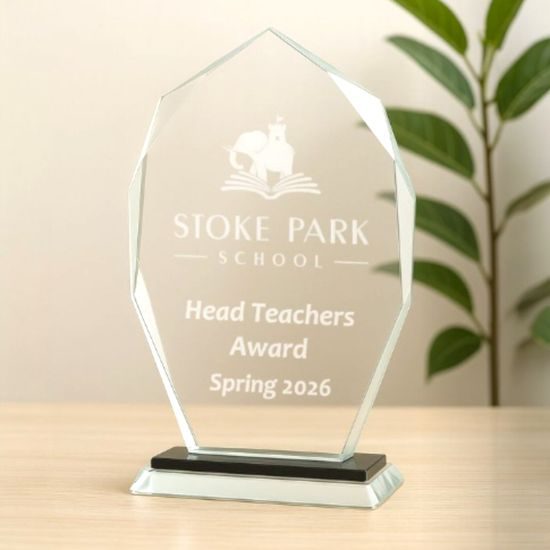 Clarion Engraved Glass Award