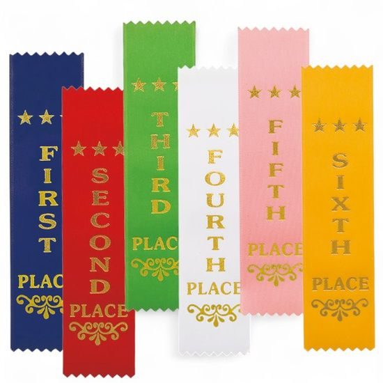 Recognition Place Ribbon Pennants
