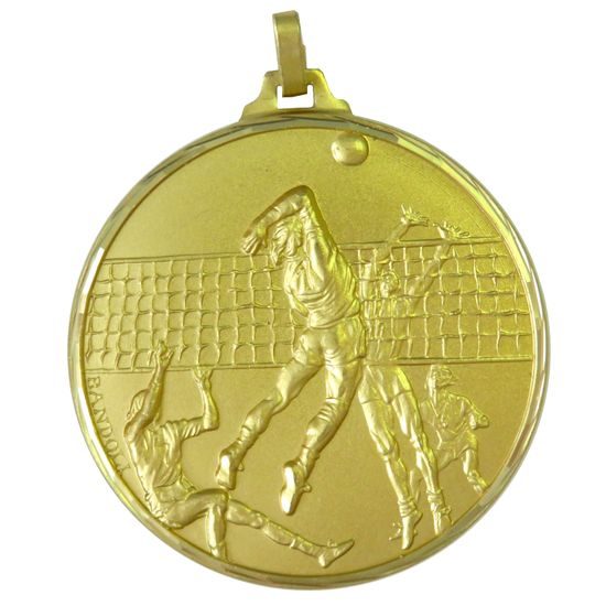 Diamond Edged Volleyball Gold Medal