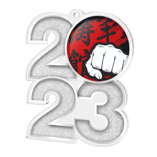 Martial Arts Fist 2023 Acrylic Medal