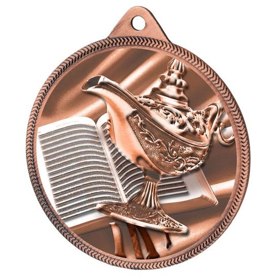 Quiz Knowledge Colour Texture 3D Print Bronze Medal