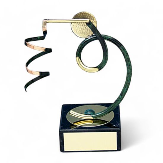 Bilbao Rhythmic Gymnastics Handmade Metal Trophy