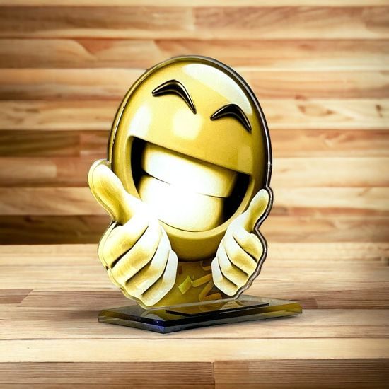 Cannes Classic Smiley Face Emoji Trophy