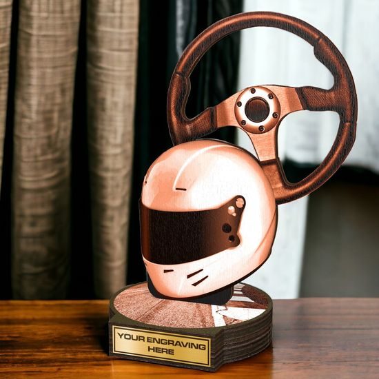 Grove Classic Motorsport Drivers Real Wood Trophy