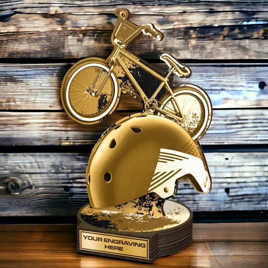 Grove Classic BMX Real Wood Trophy