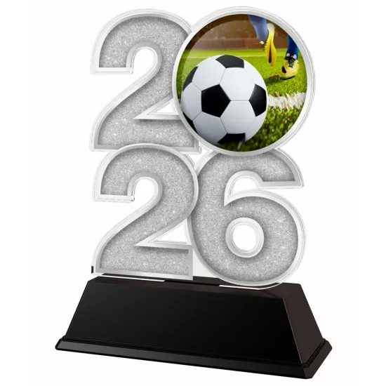 Football Year Trophy – Sports Award with Year Selection