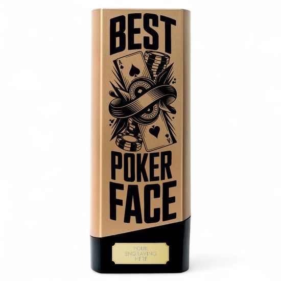 Tower Elite Heavyweight Best Poker Face Trophy