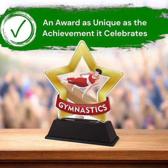 Mini Star Male Gymnastics Trophy