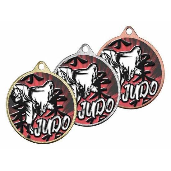 Hercules Texture Print Judo Medal
