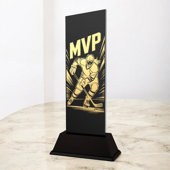 Shadowline Ice Hockey Women’s MVP Trophy – Stainless Steel Award