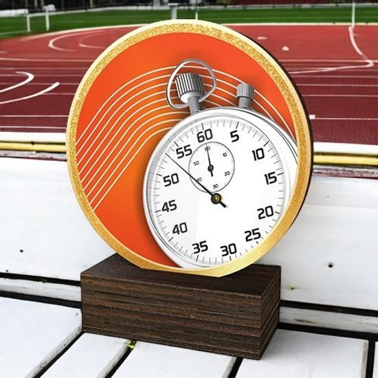 Holt Colour Athletics Real Wood Trophy