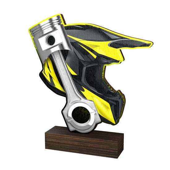 Sierra Motocross Real Wood Trophy